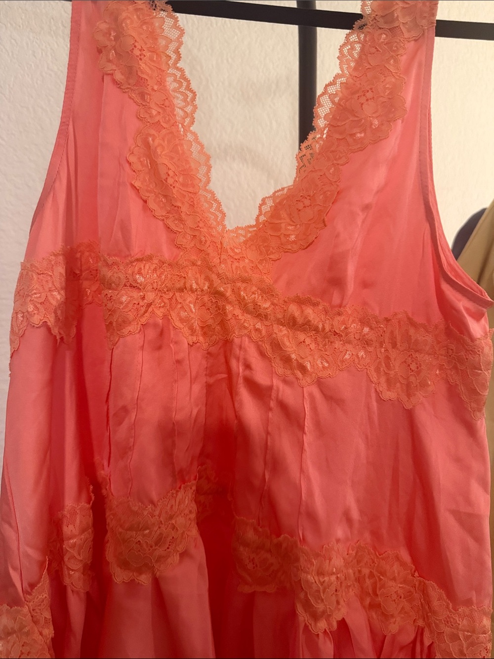 Free People In This Groove Satin Mini Slip Desert Blossom - Picture 6 of 9